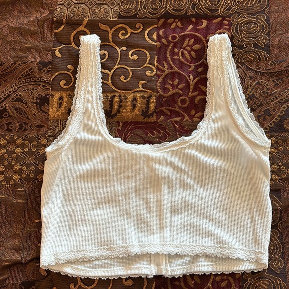 Free People ivory sugar dreams tank — HEMMED - Picture 3 of 4